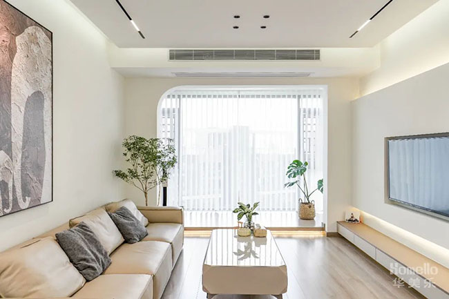 119㎡三居，極簡主義搭配+小清新元素，感受生活的輕便與舒適